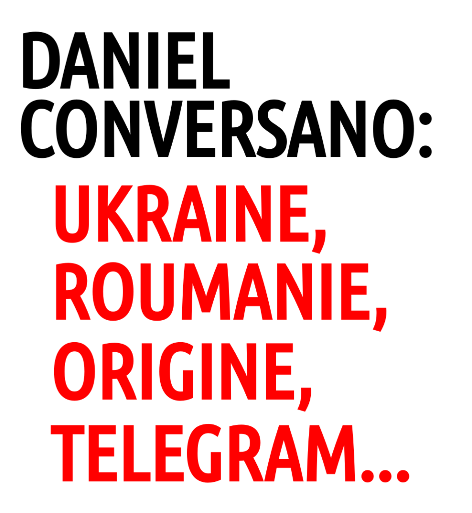 Daniel Conversano Ukraine Roumanie